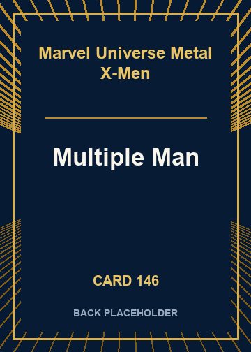 Multiple Man back card image