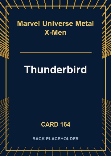 Thunderbird back card image