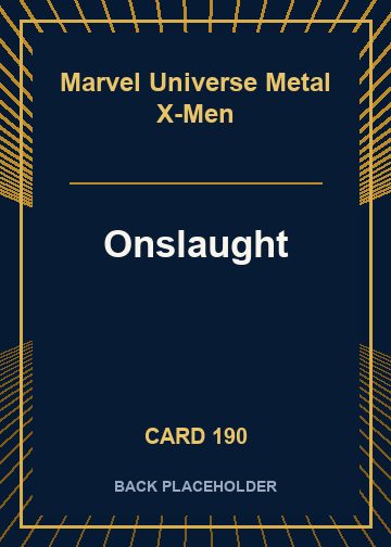 Onslaught back card image