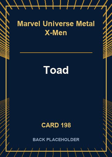 Toad back card image