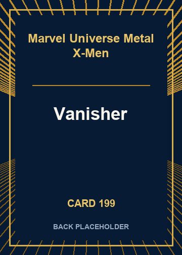 Vanisher back card image