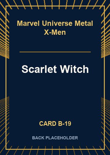 Scarlet Witch back card image