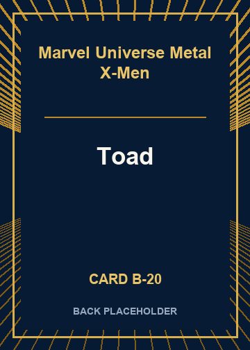 Toad back card image