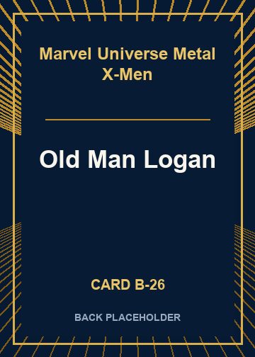 Old Man Logan back card image