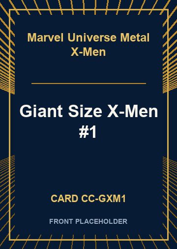 Giant Size X-Men #1 card thumbnail