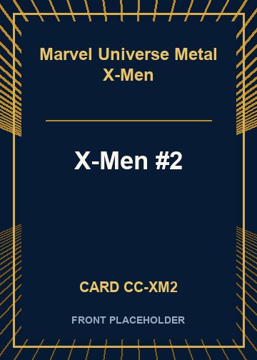 X-Men #2 front card image