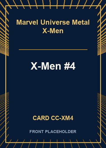 X-Men #4 card thumbnail