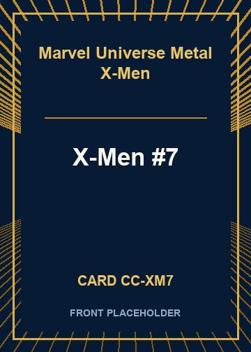 X-Men #7 card thumbnail