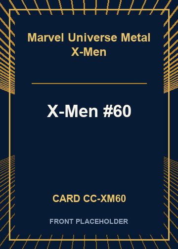 X-Men #60 card thumbnail