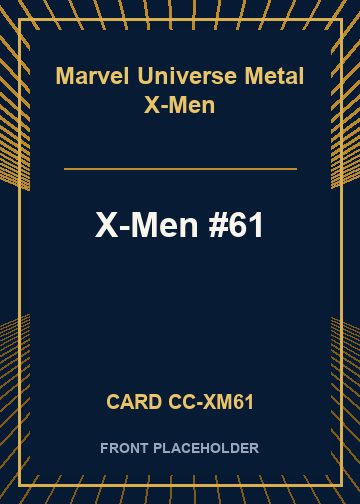 X-Men #61 card thumbnail