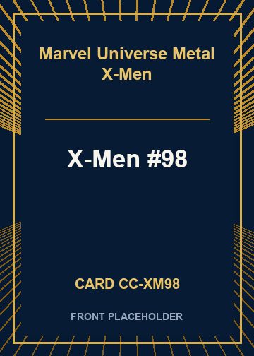 X-Men #98 card thumbnail