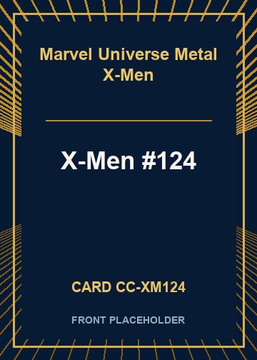 X-Men #124 card thumbnail