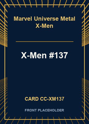 X-Men #137 card thumbnail