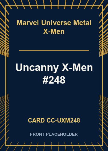 Uncanny X-Men #248 card thumbnail