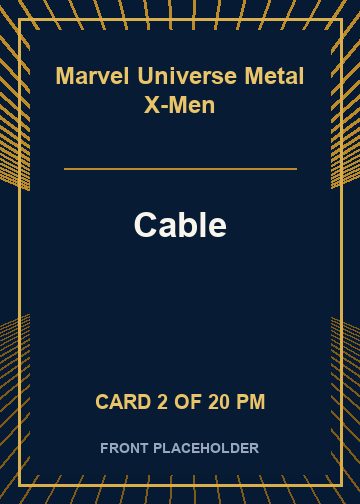 Cable front card image