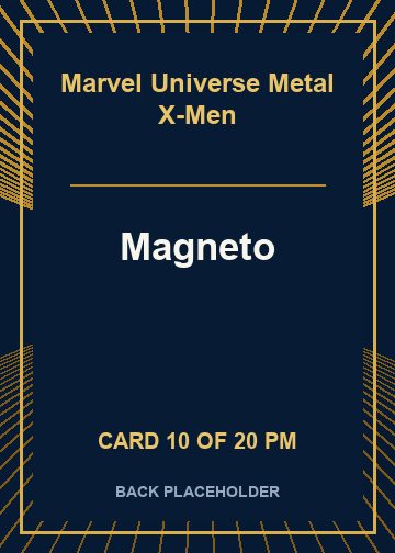 Magneto back card image
