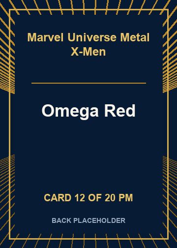 Omega Red back card image