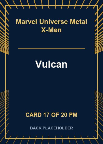 Vulcan back card image