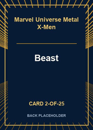 Beast back card image