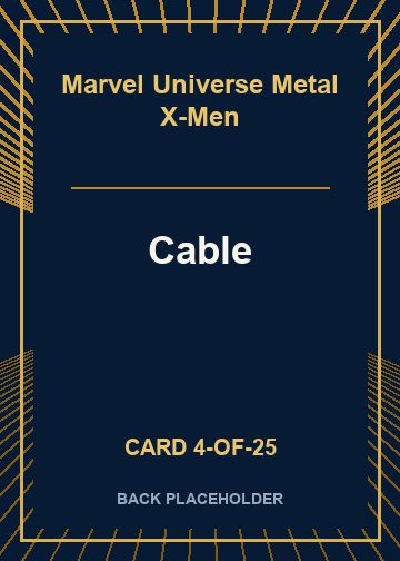Cable back card image