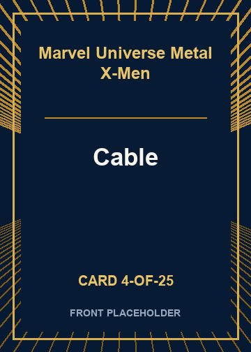Cable card thumbnail