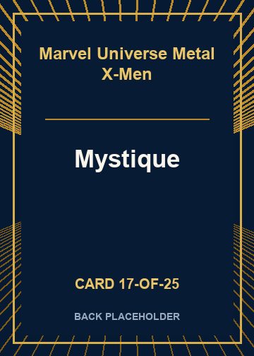 Mystique back card image
