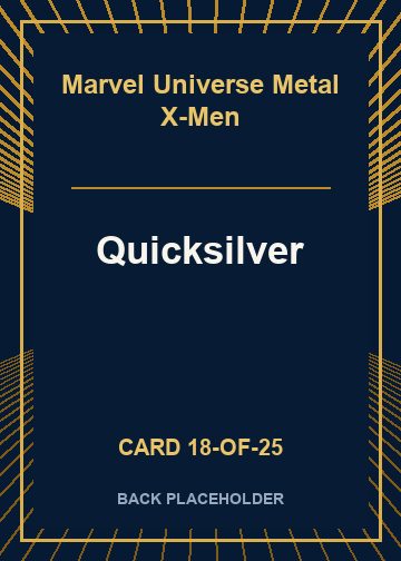 Quicksilver back card image