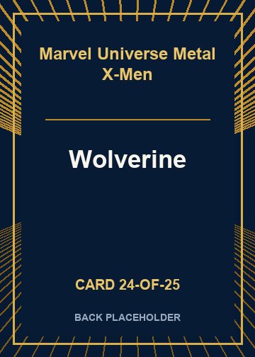 Wolverine back card image