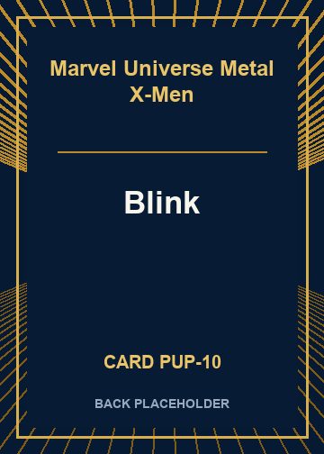 Blink back card image