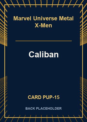 Caliban back card image