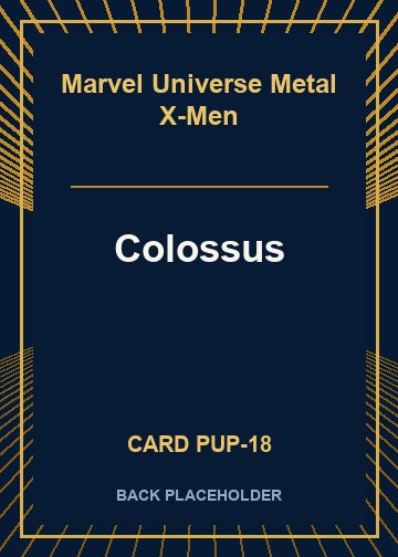 Colossus back card image