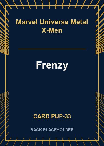 Frenzy back card image