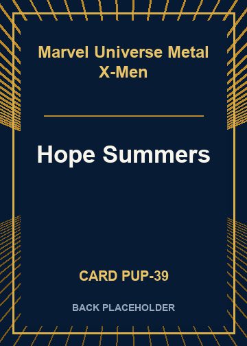 Hope Summers back card image