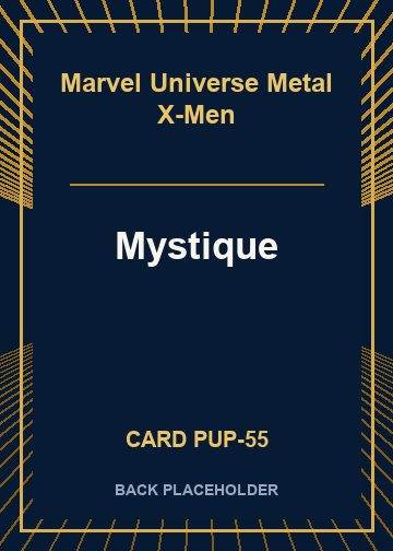 Mystique back card image
