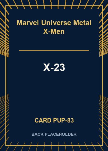 X-23 back card image