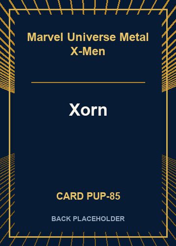Xorn back card image