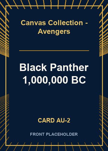 Black Panther 1,000,000 BC card thumbnail