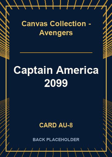 Captain America 2099 back card image