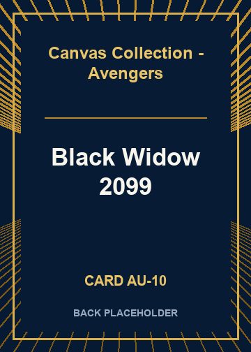 Black Widow 2099 back card image