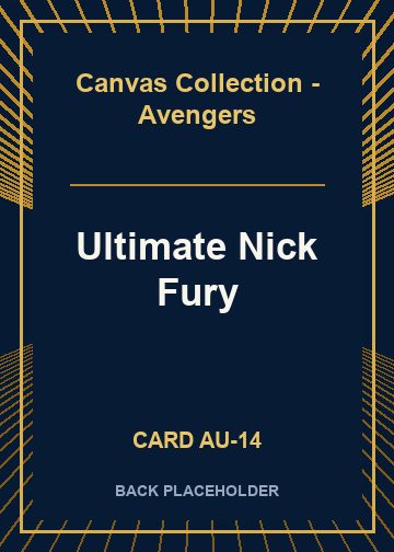Ultimate Nick Fury back card image