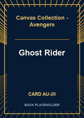 Ghost Rider back card image