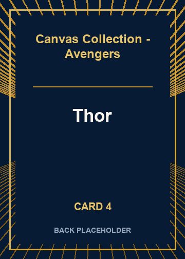 Thor back artwork