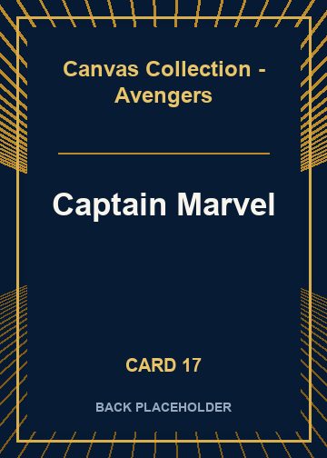 Captain Marvel back artwork