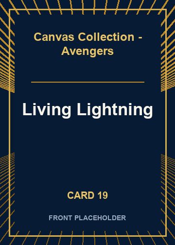 Living Lightning front artwork