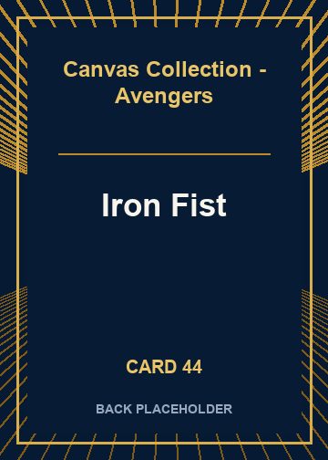 Iron Fist back card image