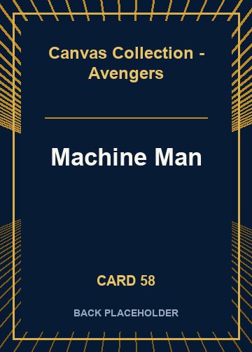 Machine Man back card image