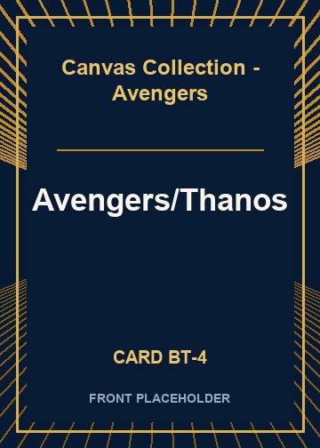 Thanos/Avengers front card image