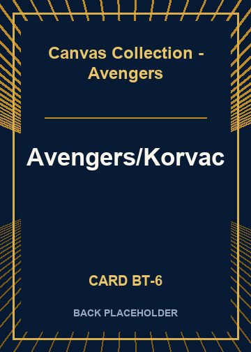Avengers/Korvac back card image