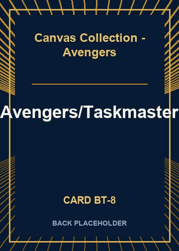 Taskmaster/Avengers back card image