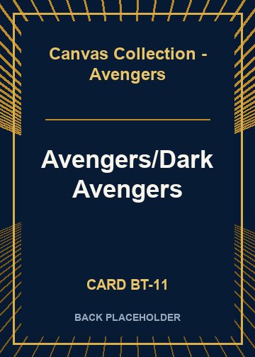 Avengers/Dark Avengers back card image